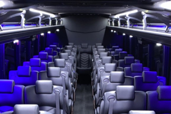 Redondo Beach Charter Bus Interior