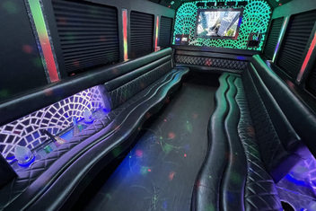 Redondo Beach Limo Bus Interior